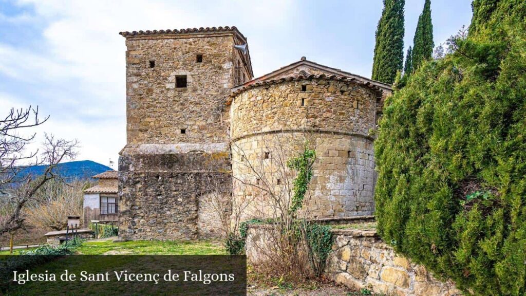 Iglesia de Sant Vicenç de Falgons - Sant Miquel de Campmajor (Cataluña)