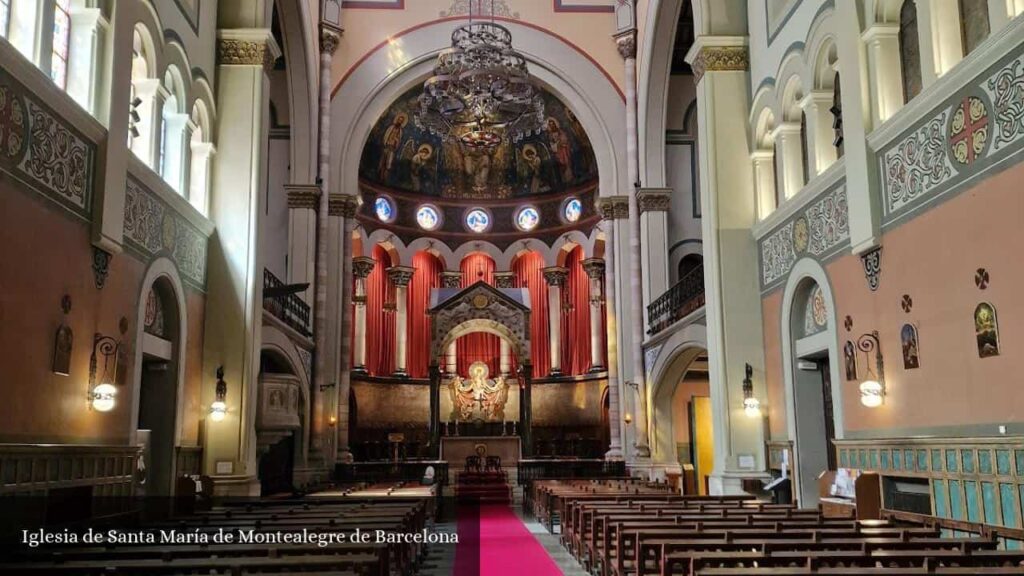 Iglesia de Santa María de Montealegre de Barcelona - Barcelona (Cataluña)