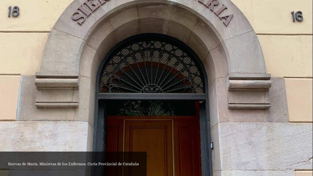 Siervas de María. Ministras de Los Enfermos. Curia Provincial de Cataluña - Barcelona (Cataluña)